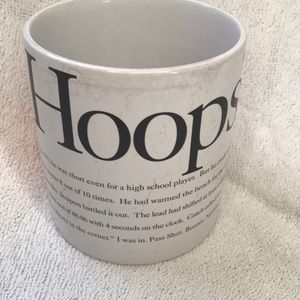 Vintage Starbucks 1996 Hoops Mug Basketball Sports 16 oz 4"